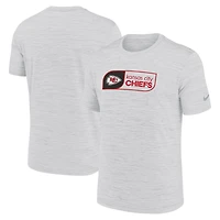 Men's Nike White Kansas City Chiefs Big & Tall Velocity Performance T-Shirt