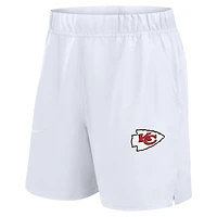 Men's Nike White Kansas City Chiefs Blitz Victory Dri-FIT Shorts