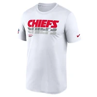 Men's Nike White Kansas City Chiefs Sideline Legend Dri-FIT T-Shirt