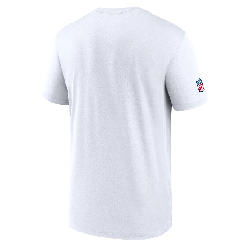 Men's Nike White Kansas City Chiefs Sideline Legend Dri-FIT T-Shirt