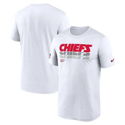 Men's Nike White Kansas City Chiefs Sideline Legend Dri-FIT T-Shirt