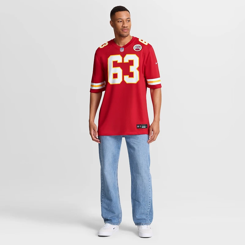 Maillot de joueur retraité Nike Willie Lanier pour hommes, rouge, Kansas City Chiefs