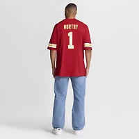 Men's Nike Xavier Worthy Red Kansas City Chiefs  Player Game Jersey