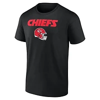 Men's Patrick Mahomes Black Kansas City Chiefs Team Wordmark Name & Number T-Shirt