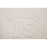 Men's Patrick Mahomes Oatmeal Kansas City Chiefs Player Name & Number Neutral Short Sleeve Pullover Hoodie
