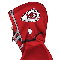 Veste de survêtement à capuche zippée pour homme Pro Player rouge/or des Kansas City Chiefs