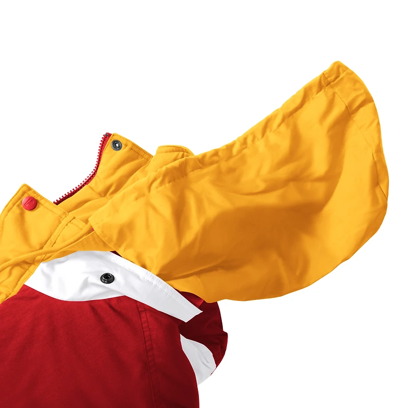 Veste à capuche zippée intégrale Kansas City Chiefs rouge et or pour homme, modèle Pro Player