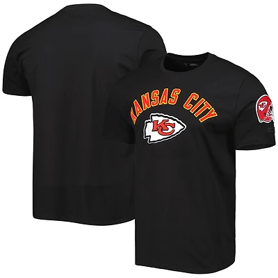 Men's Pro Standard Black Kansas City Chiefs Team Classic Bristle Slim-Fit T-Shirt