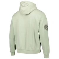 Men's Pro Standard Patrick Mahomes Light Green Kansas City Chiefs Player Name & Number Pullover Hoodie
