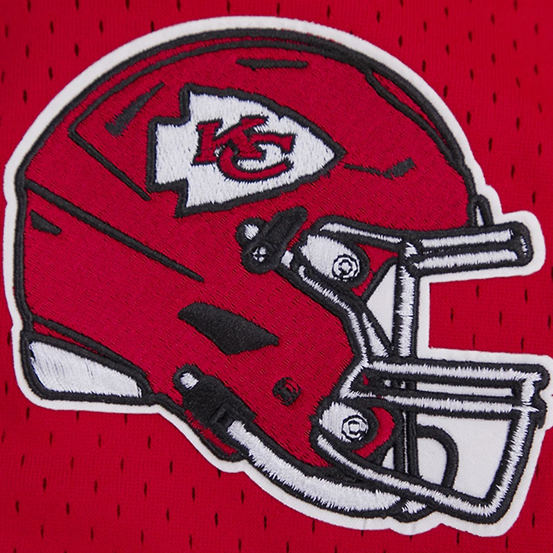 Men's Pro Standard Patrick Mahomes Red Kansas City Chiefs Mesh Button-Up Baseball Jersey