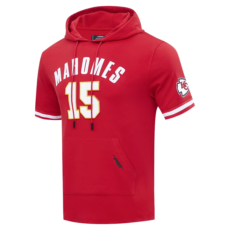 T-shirt à capuche avec nom et numéro de joueur des Chiefs Kansas City Patrick Mahomes Pro Standard pour hommes