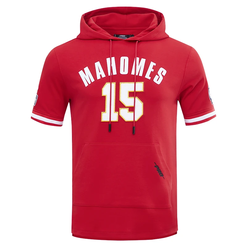 T-shirt à capuche avec nom et numéro de joueur des Chiefs Kansas City Patrick Mahomes Pro Standard pour hommes