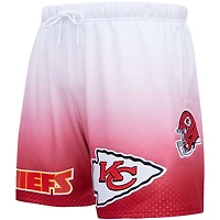 Short en maille ombrée Pro Standard pour hommes, rouge/blanc, Kansas City Chiefs