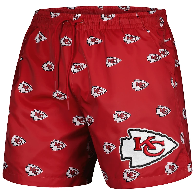 Short rouge avec mini logo imprimé sur l'ensemble des Chiefs de Kansas City Pro Standard pour hommes