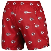 Short Pro Standard rouge Kansas City Chiefs pour homme, imprimé intégral, mini logo.