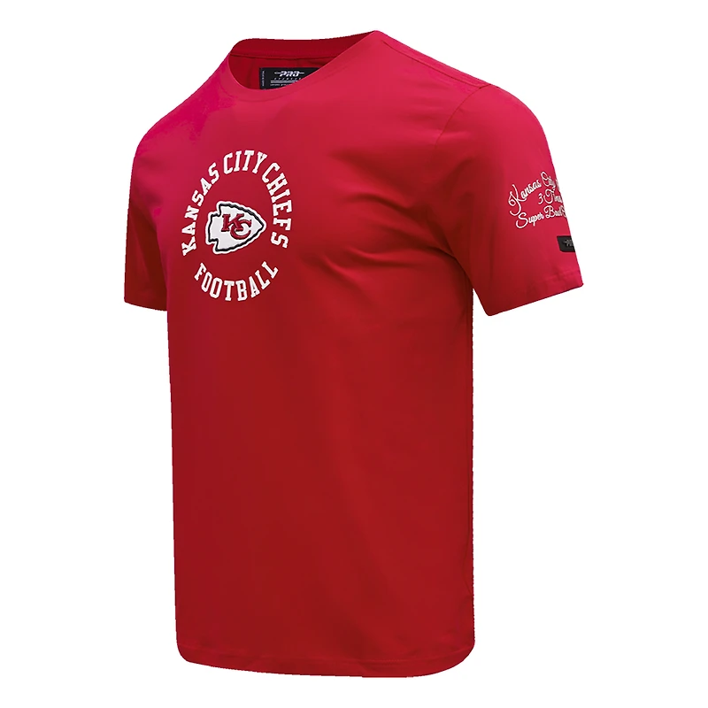 T-shirt hybride Pro Standard rouge des Chiefs de Kansas City pour hommes
