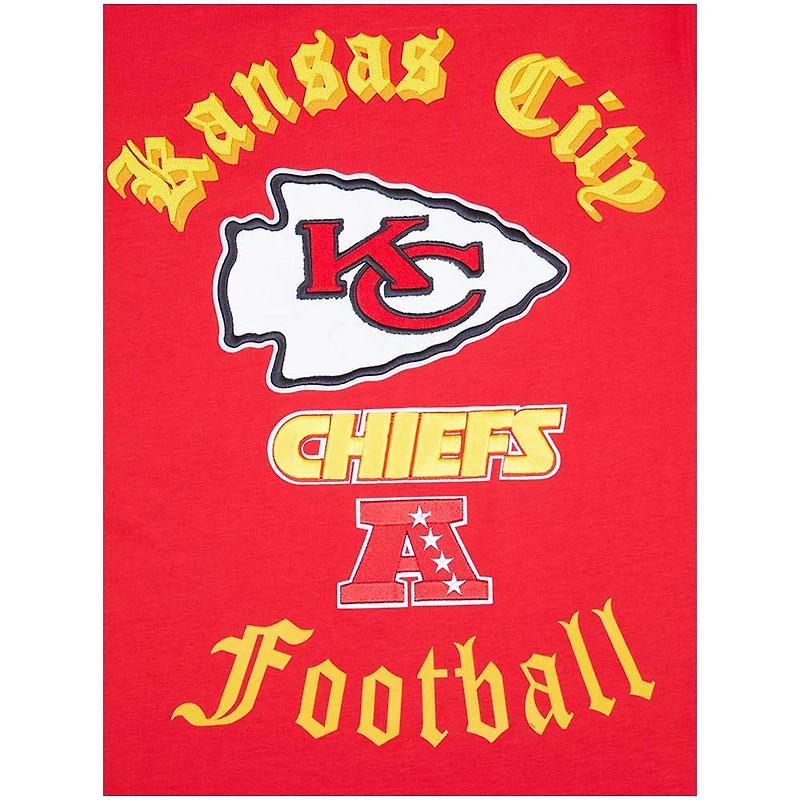 Men's Pro Standard Red Kansas City Chiefs Old English T-Shirt