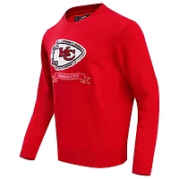 Men's Pro Standard Red Kansas City Chiefs Prep Knit Sweater