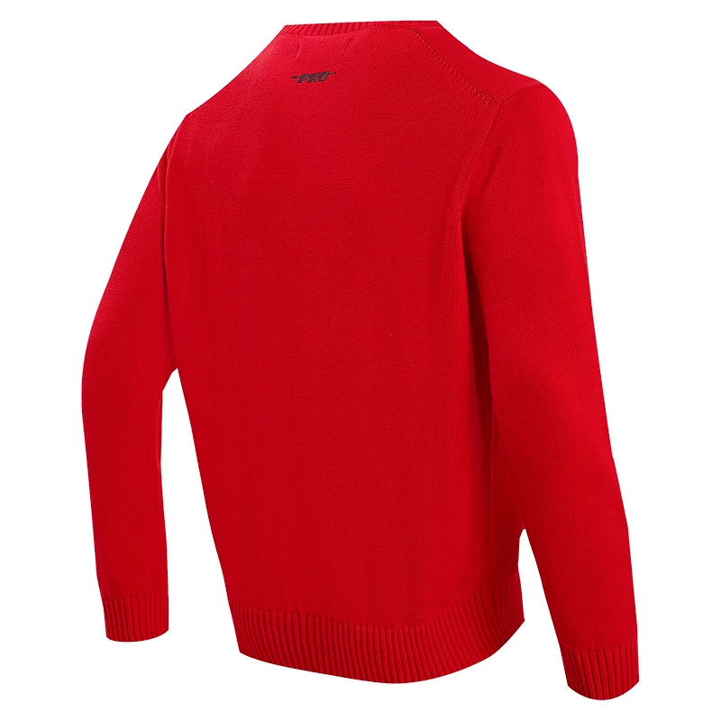 Men's Pro Standard Red Kansas City Chiefs Prep Knit Sweater
