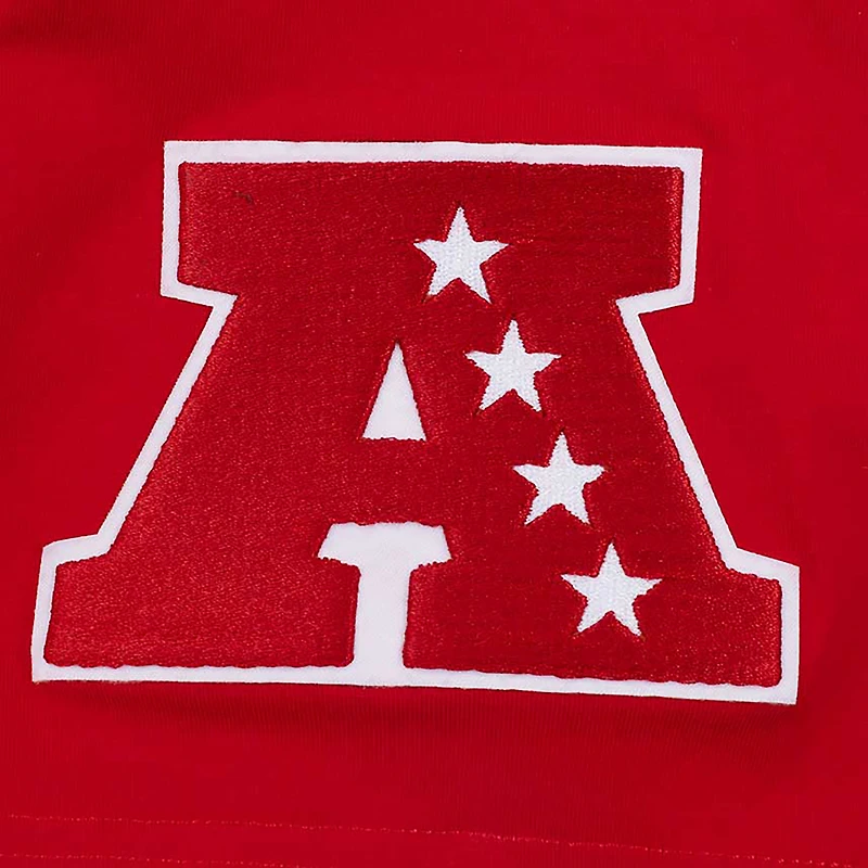 Men's Pro Standard Red Kansas City Chiefs Retro Striper T-Shirt