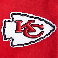 Men's Pro Standard  Red Kansas City Chiefs Split Logo Double Knit Full-Zip Hoodie