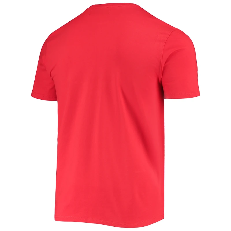 Men's Pro Standard Red Kansas City Chiefs Team Classic Bristle Slim-Fit T-Shirt