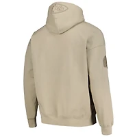 Sweat à capuche Pro Standard Tan pour homme avec nom et numéro de joueur des Kansas City Chiefs