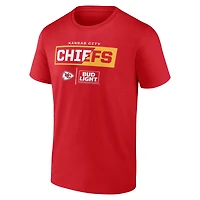 T-shirt rouge NFL x Bud Light des Chiefs de Kansas City pour hommes