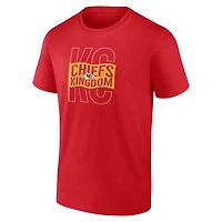 Men's  Red Kansas City Chiefs Route Runner T-Shirt