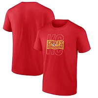 Men's  Red Kansas City Chiefs Route Runner T-Shirt