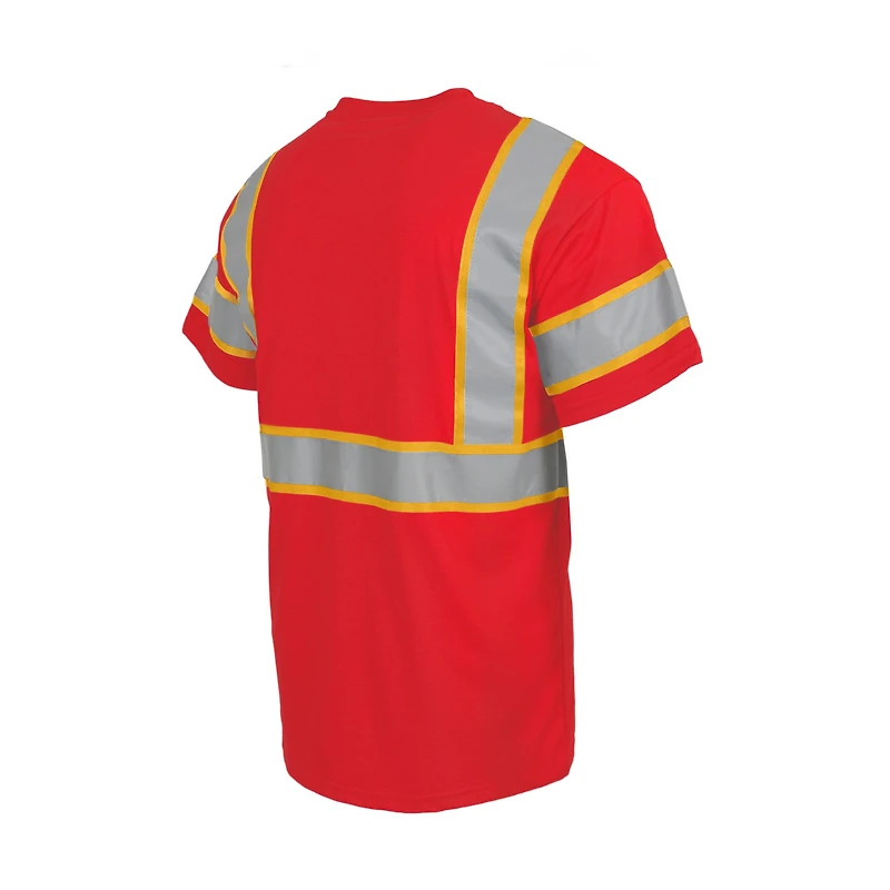 T-shirt rouge pour homme, équipe de sécurité des Chiefs Kansas City