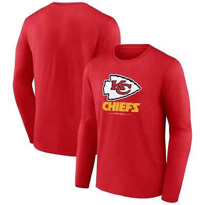 Men's Kansas City Chiefs Team Lockup Long Sleeve T-Shirt