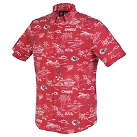 Chemise boutonnée Kekai Performance pour homme, rouge, Reyn Spooner, Kansas City Chiefs