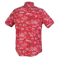 Chemise boutonnée Kekai Performance pour homme, rouge, Reyn Spooner, Kansas City Chiefs
