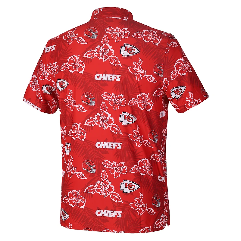 Men's Reyn Spooner Red Kansas City Chiefs Pua Performance Game Day Polo