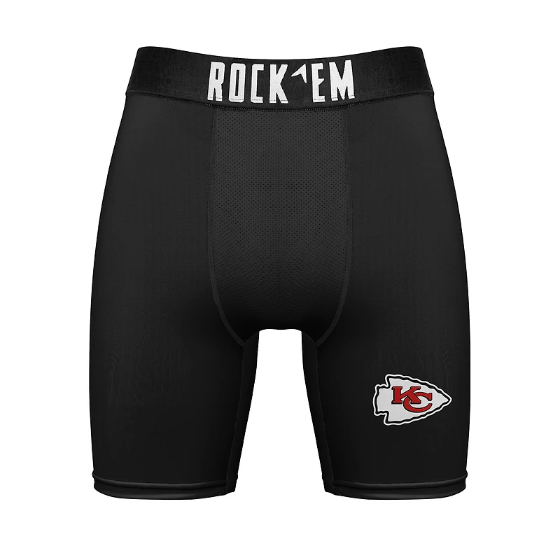 Men's Rock Em Socks Kansas City Chiefs Boxer Briefs and Set