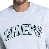 Sweat-shirt polaire Starter Ash Kansas City Chiefs Faceoff pour homme
