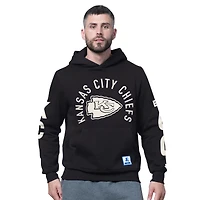 Men's Starter  Black Kansas City Chiefs Handoff Hoodie