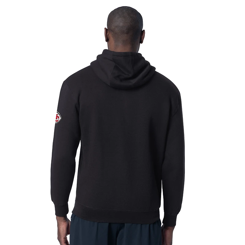 Sweat à capuche noir Starter pour homme des Kansas City Chiefs Thursday Night Gridiron