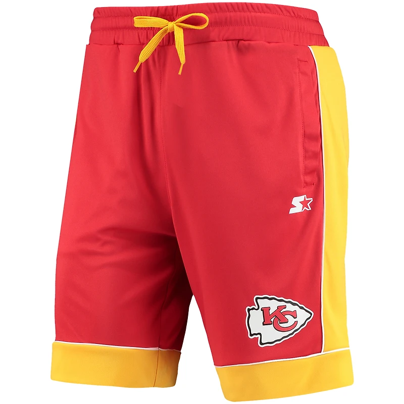 Starter rouge/or Kansas City Chiefs Fan Favorite Fashion Shorts pour homme