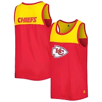 Débardeur mode pour homme Starter rouge/or Kansas City Chiefs Logo Touchdown
