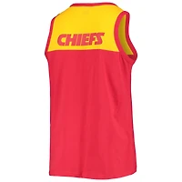 Débardeur mode Starter rouge/or Kansas City Chiefs Team Touchdown pour homme