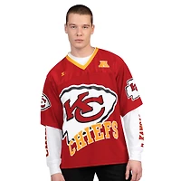 Men's Starter Red/White Kansas City Chiefs Short Sleeve & Long T-Shirt Combo Pack