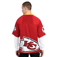 Men's Starter Red/White Kansas City Chiefs Short Sleeve & Long T-Shirt Combo Pack