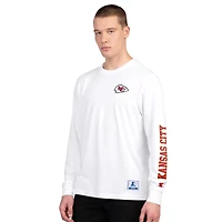 Men's Starter Red/White Kansas City Chiefs Short Sleeve & Long T-Shirt Combo Pack