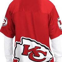 Men's Starter Red/White Kansas City Chiefs Short Sleeve & Long T-Shirt Combo Pack