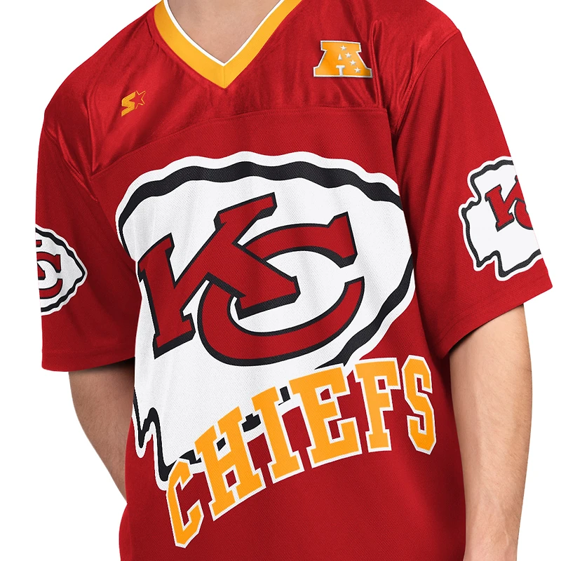 Men's Starter Red/White Kansas City Chiefs Short Sleeve & Long T-Shirt Combo Pack