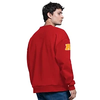Sweat-shirt ras du cou en polaire rouge Blitz des Kansas City Chiefs pour homme