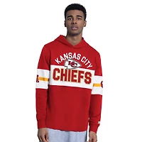 Men's Starter  Red Kansas City Chiefs Fullback Jersey Hoodie