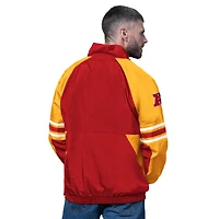 Pull demi-zippé rouge pour homme des Chiefs de Kansas City